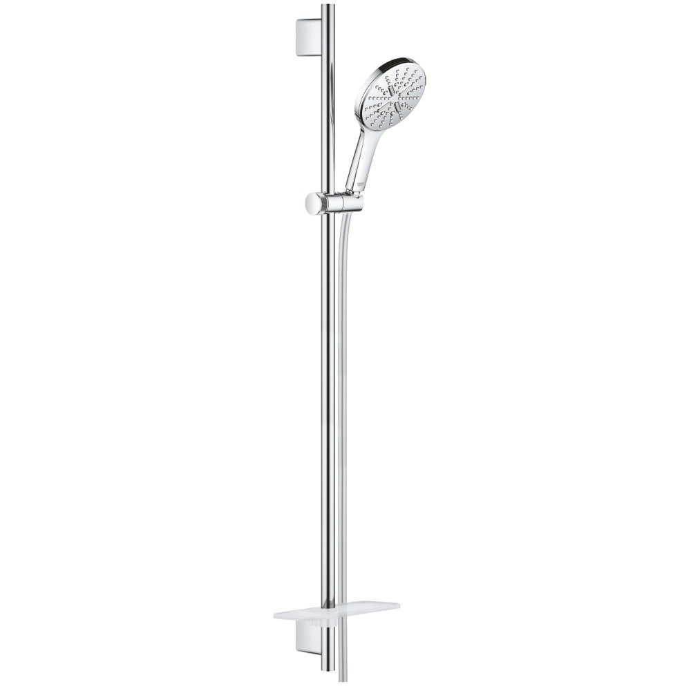 Grohe Rainshower SmartActive 130 Set dus cu bara 90 cm si savoniera, crom