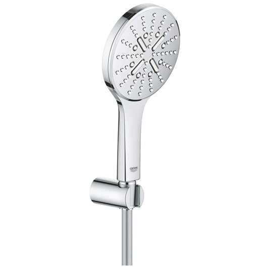 Grohe Rainshower Eco SmartActive 130 Set dus cu suport fix, crom