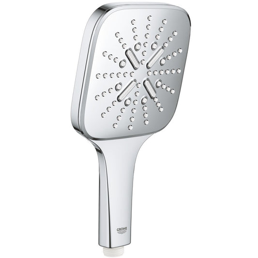 Para dus Grohe Rainshower Eco 9.5 SmartActive 130 Cube cu 3 jeturi, crom