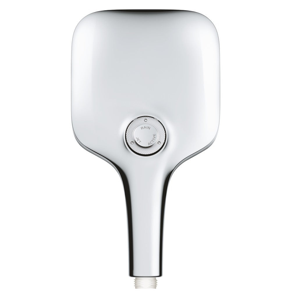 Para dus Grohe Rainshower Eco 9.5 SmartActive 130 Cube cu 3 jeturi, crom