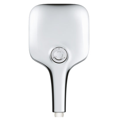 Para dus Grohe Rainshower Eco 9.5 SmartActive 130 Cube cu 3 jeturi, crom