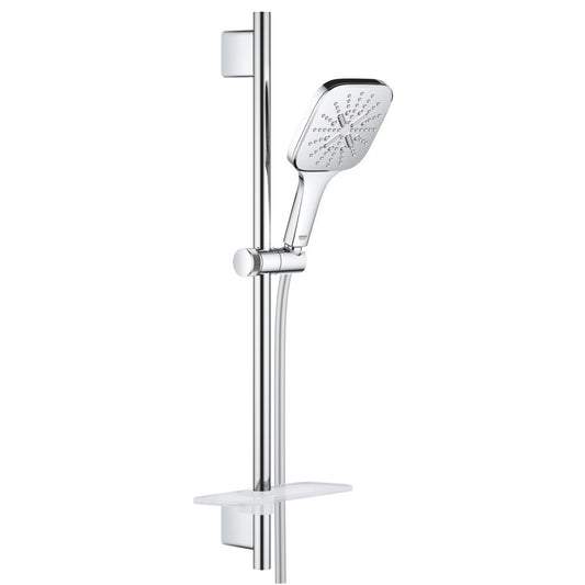 Grohe Rainshower SmartActive 130 Cube Set dus cu bara 60 cm si savoniera, crom