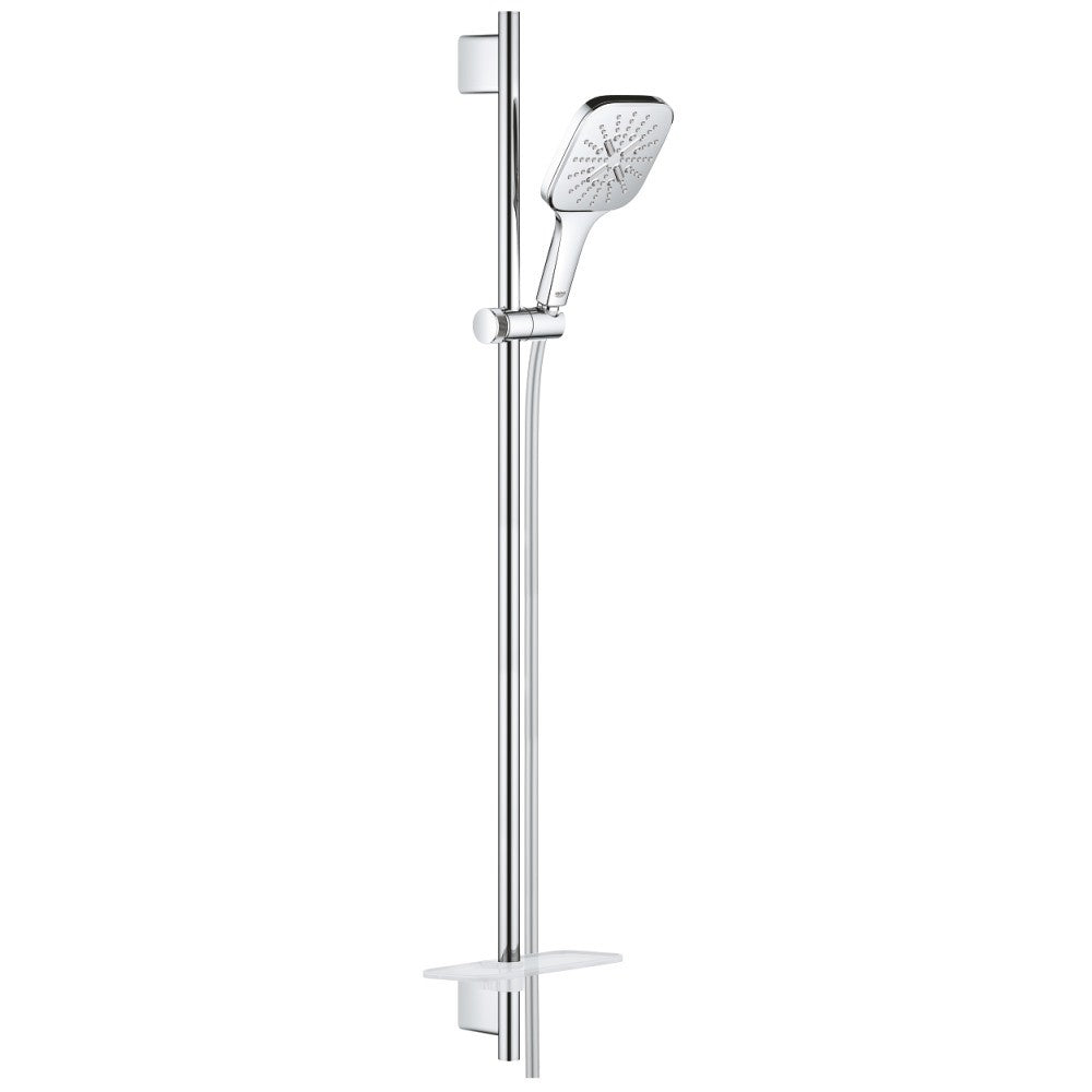 Grohe Rainshower SmartActive 130 Cube Set dus cu bara 90 cm si savoniera, crom