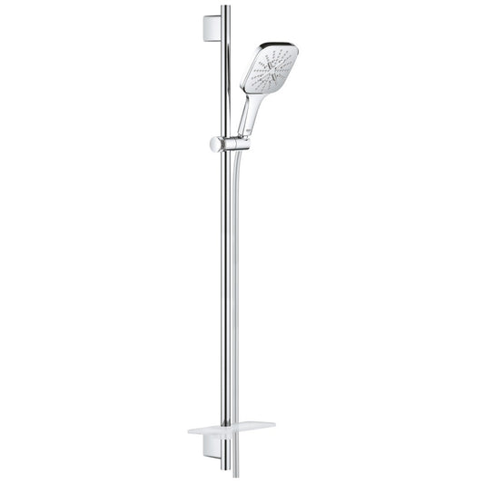 Grohe Rainshower SmartActive 130 Cube Set dus cu bara 90 cm si savoniera, crom