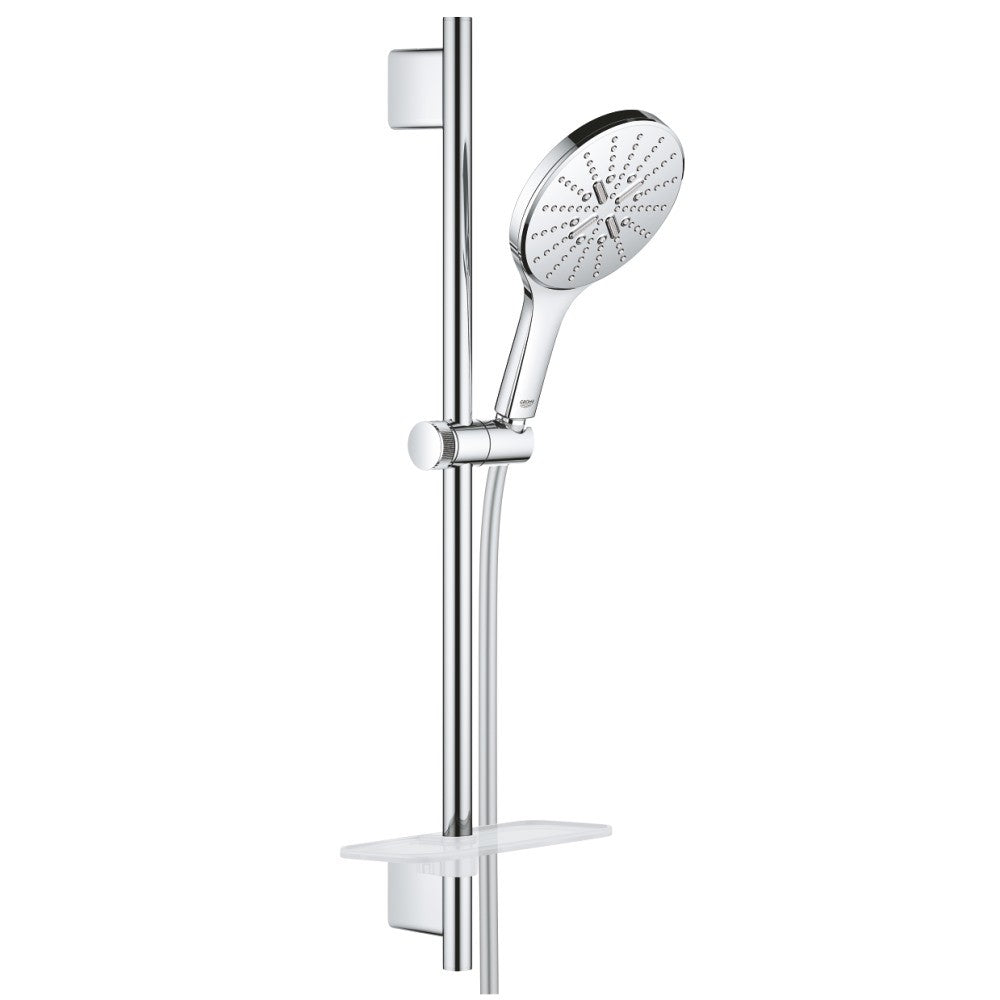 Grohe Rainshower Eco SmartActive 150 Set dus cu bara 60 cm si savoniera, crom