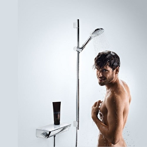 Hansgrohe Raindance Select E 120/Unica`S Puro Set dus cu bara 90 cm, alb/crom