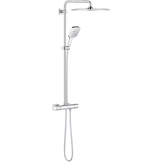 Coloana dus cu baterie si termostat Grohe Rainshower SmartActive 310 crom
