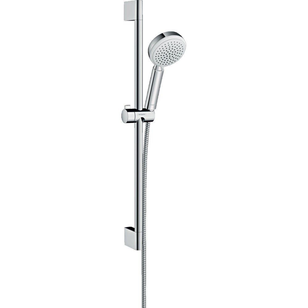 Hansgrohe Crometta 100 Vario Set dus cu bara 65 cm, alb/crom