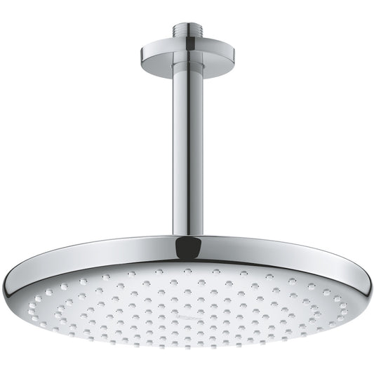 Palarie dus fix Grohe Tempesta 250, Ø25 cm cu brat, montaj pe tavan
