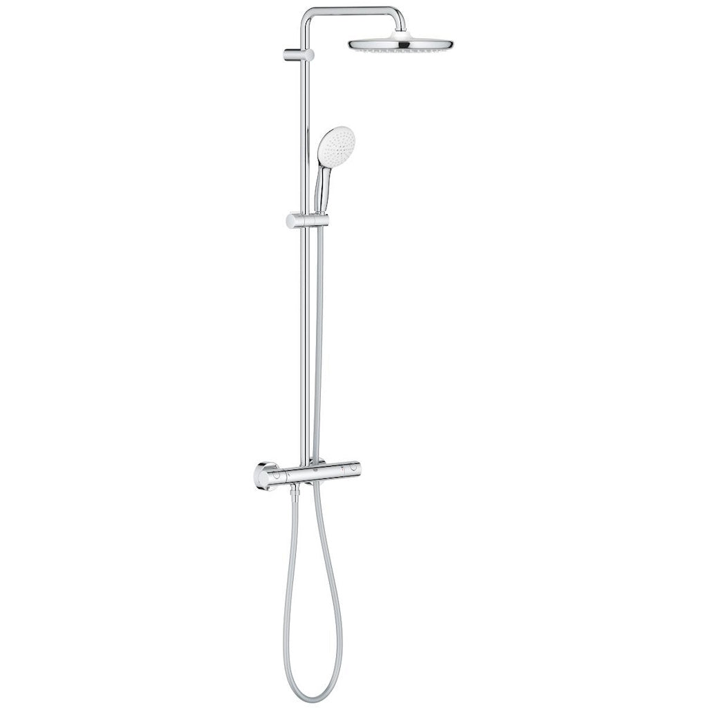 Coloana dus cu baterie si termostat Grohe Tempesta System 250