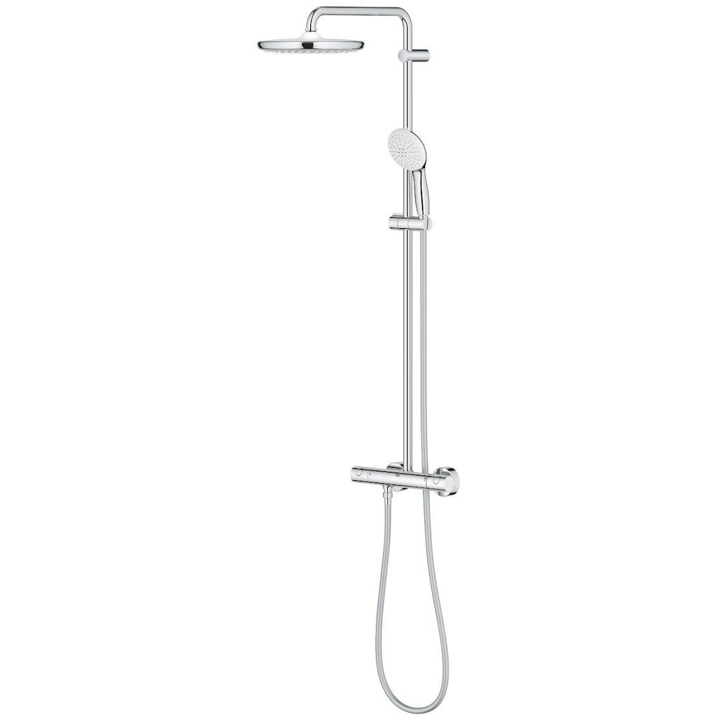 Coloana dus cu baterie si termostat Grohe Tempesta System 250