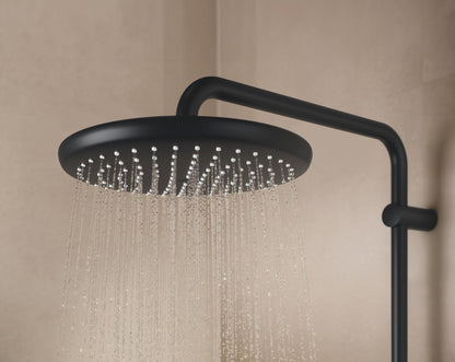 Coloana dus cu baterie si termostat Grohe Tempesta System 250, negru mat
