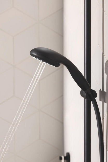 Coloana dus cu baterie si termostat Grohe Vitalio Start System 250, negru mat