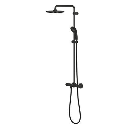 Coloana dus cu baterie si termostat Grohe Vitalio Start System 250, negru mat