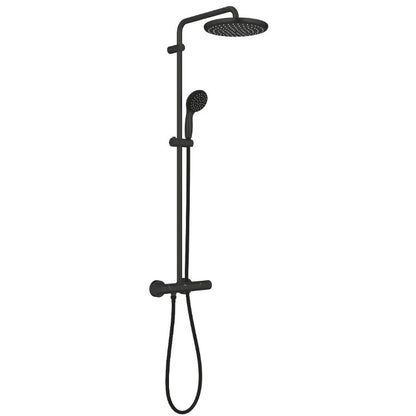 Coloana dus cu baterie si termostat Grohe Vitalio Start System 250, negru mat