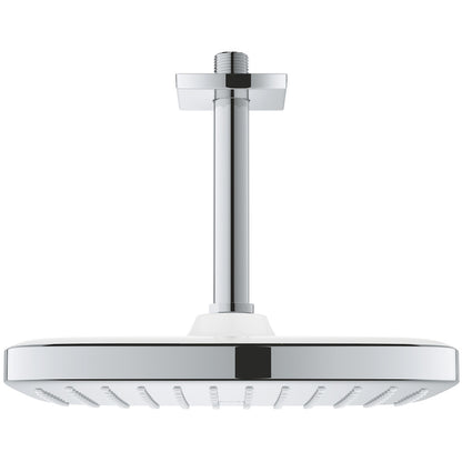 Palarie dus fix Grohe Tempesta 250 Cube, 25x25 cm cu brat, montaj pe tavan