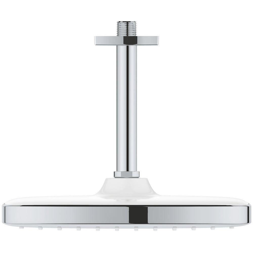 Palarie dus fix Grohe Tempesta 250 Cube, 25x25 cm cu brat, montaj pe tavan