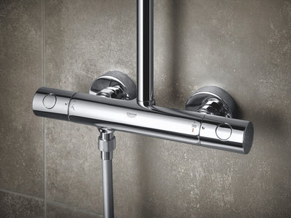 Coloana dus cu baterie si termostat Grohe Tempesta Cosmopolitan 250 Cube