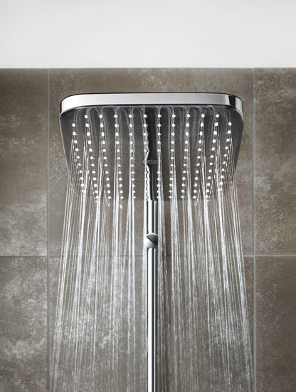 Coloana dus cu baterie si termostat Grohe Tempesta Cosmopolitan 250 Cube