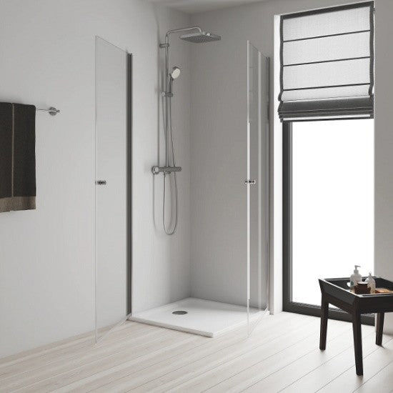Coloana dus cu baterie si termostat Grohe Tempesta Cosmopolitan 250 Cube