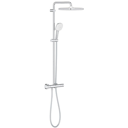 Coloana dus cu baterie si termostat Grohe Tempesta System 250 Cube