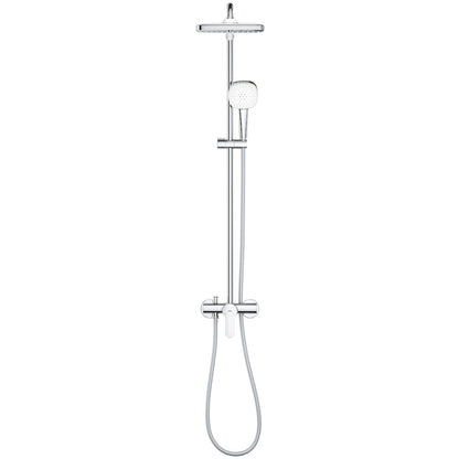Coloana dus cu baterie fara termostat Grohe Tempesta System 250 Cube, crom