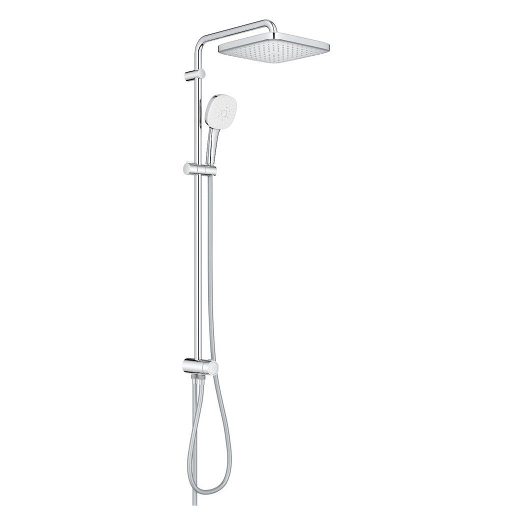 Coloana dus fara baterie Grohe Tempesta System 250 Cube, bara H92 cm, crom
