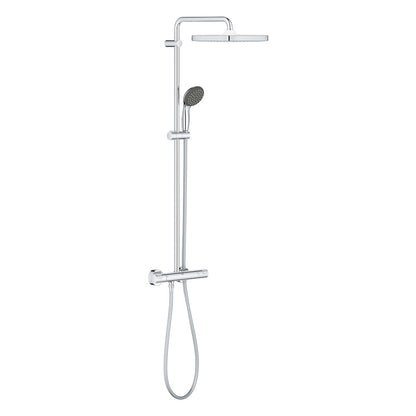 Coloana dus cu baterie si termostat Grohe Vitalio Start System 250 Cube