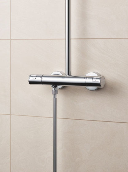 Coloana dus cu baterie si termostat Grohe Vitalio Start System 250 Cube