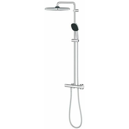Coloana dus cu baterie si termostat Grohe Vitalio Start Cube 250, crom