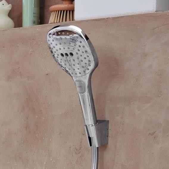 Hansgrohe Raindance Select E 120 Set dus cu suport, furtun 160 cm, crom