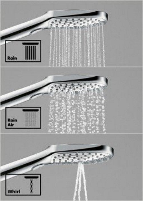 Hansgrohe Raindance Select E 120 Set dus cu suport, furtun 160 cm, crom