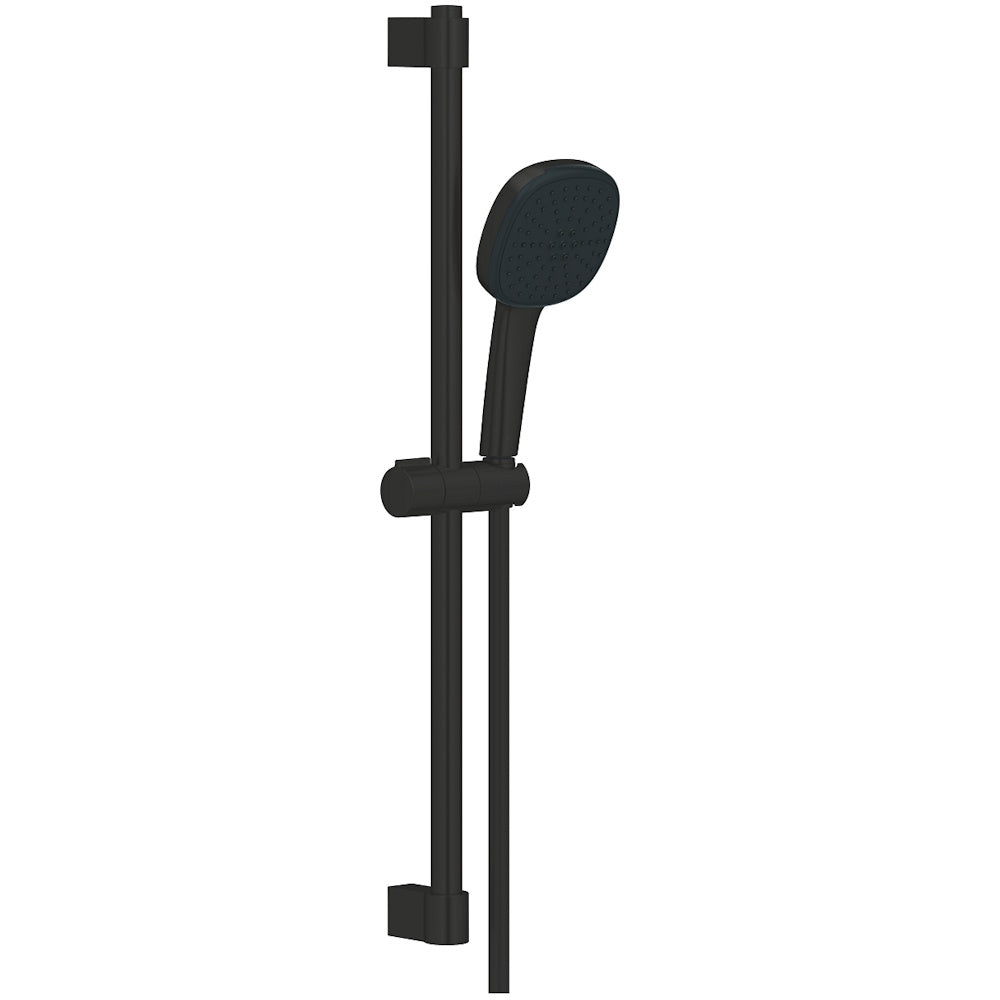 Grohe Tempesta Cube 110 Set dus cu bara 60 cm, 2 jeturi, negru mat