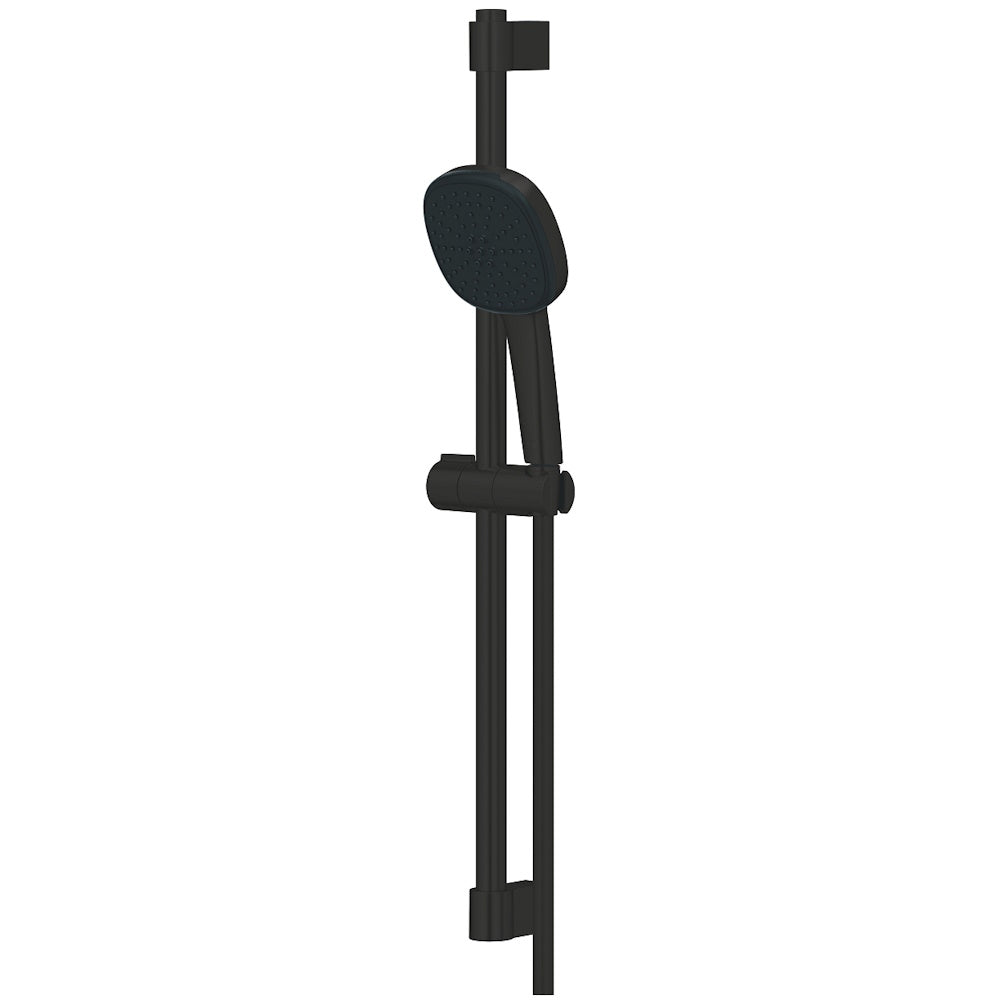 Grohe Tempesta Cube 110 Set dus cu bara 60 cm, 2 jeturi, negru mat