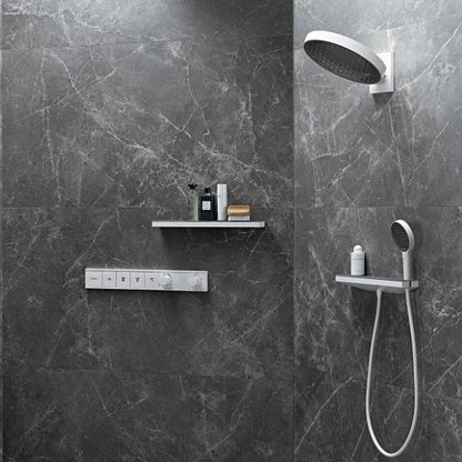 Hansgrohe Rainfinity Porter 500 Cot de iesire cu suport dus si polita