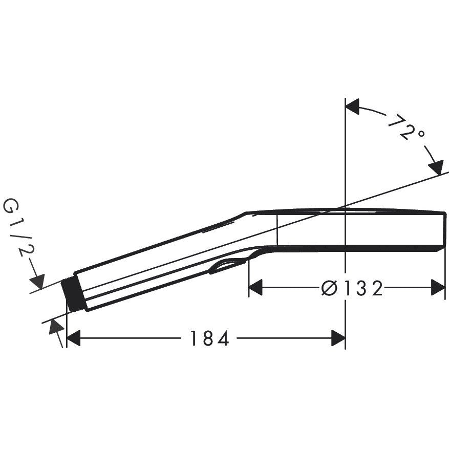 Para dus Hansgrohe Rainfinity 130