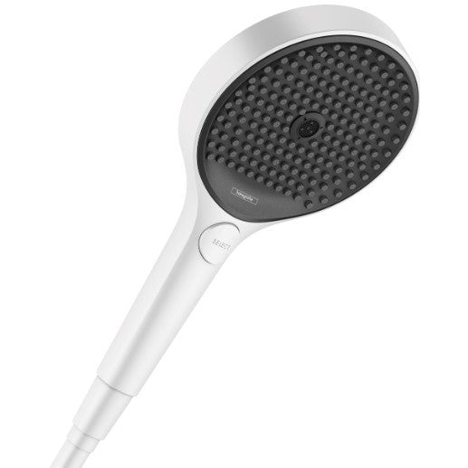 Para dus Hansgrohe Rainfinity 130 alb mat