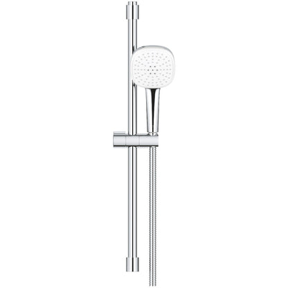 Grohe Tempesta Cube 110 Set dus cu bara 60 cm cu furtun metalic, 2 jeturi