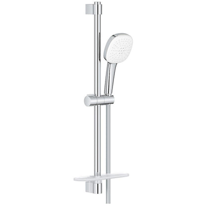 Grohe Tempesta Cube 110 Set dus cu bara 60 cm si savoniera 2 jeturi, crom