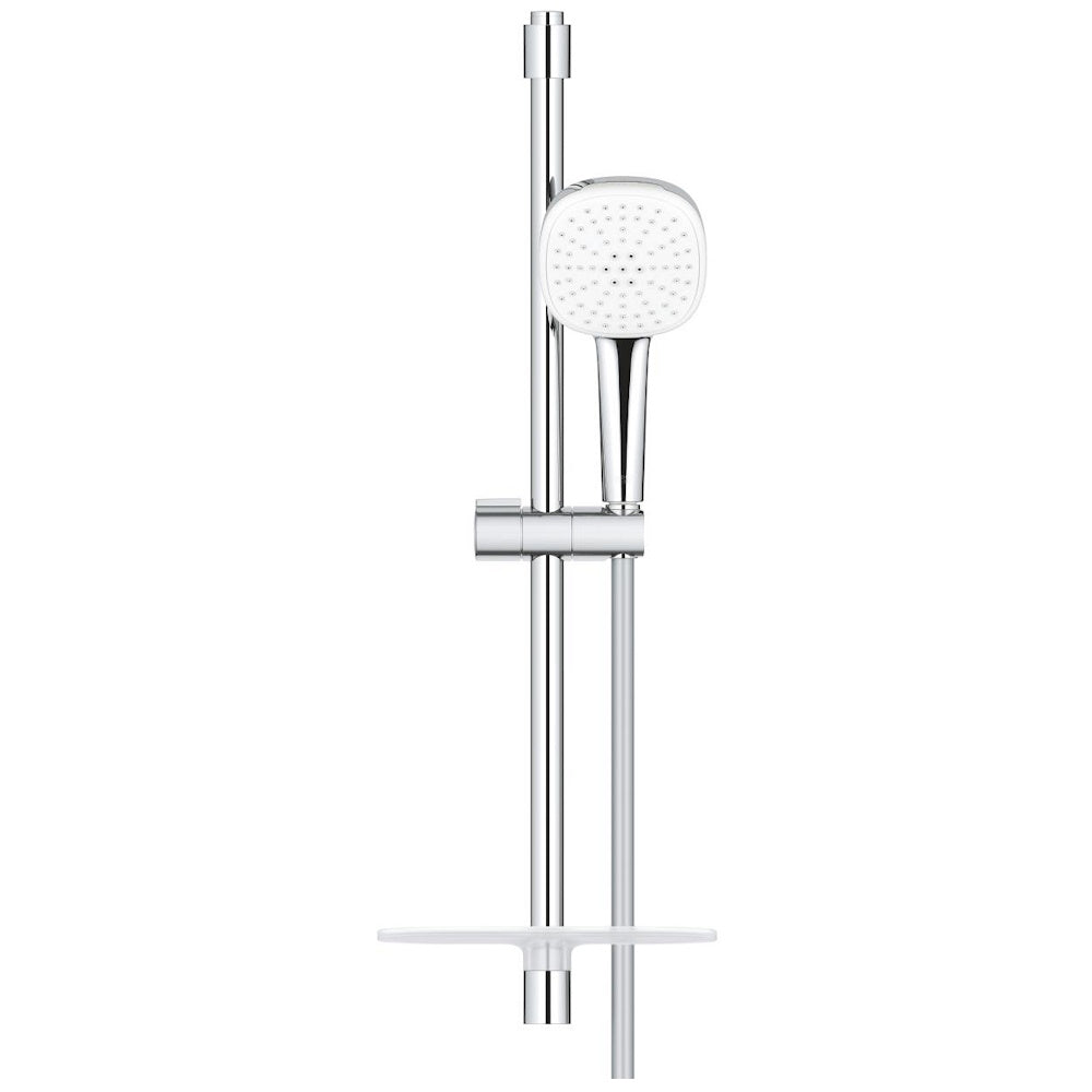 Grohe Tempesta Cube 110 Set dus cu bara 60 cm si savoniera 2 jeturi, crom