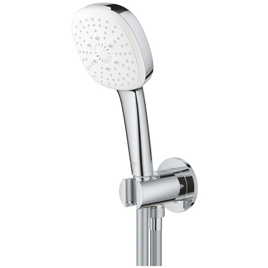 Grohe Tempesta Cube 110 Set dus cu suport si cot iesire, 3 jeturi