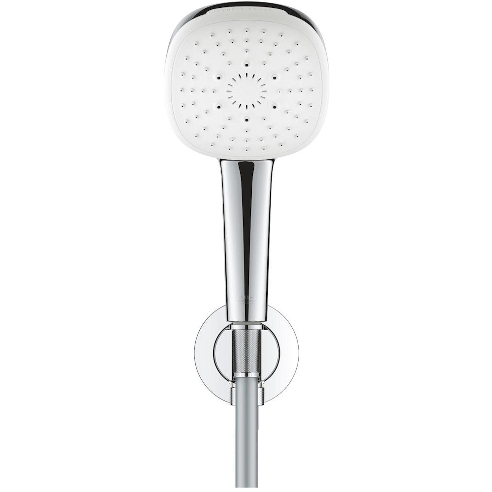 Grohe Tempesta Cube 110 Set dus cu suport si cot iesire, 3 jeturi