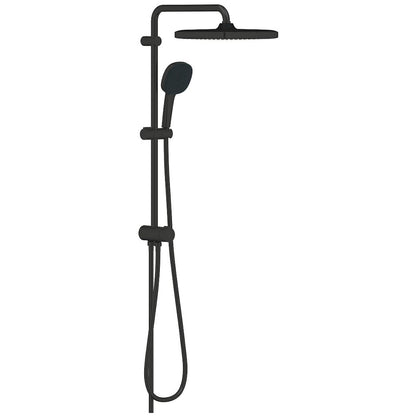 Coloana dus fara baterie Grohe Tempesta System 250 Cube, negru mat