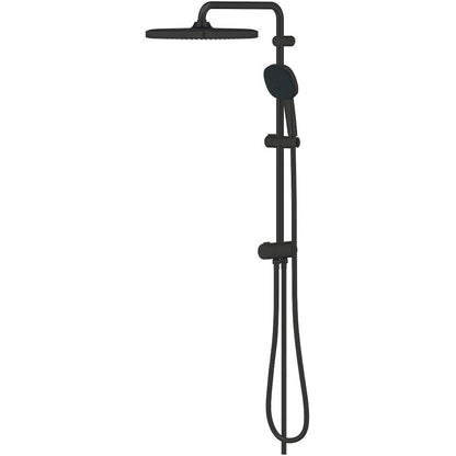 Coloana dus fara baterie Grohe Tempesta System 250 Cube, negru mat