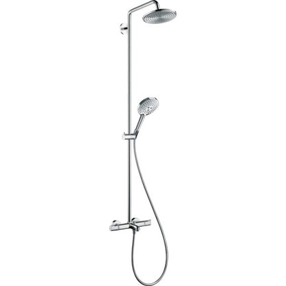 Coloana dus cu baterie si termostat Hansgrohe Raindance Select 240, cu pipa cada