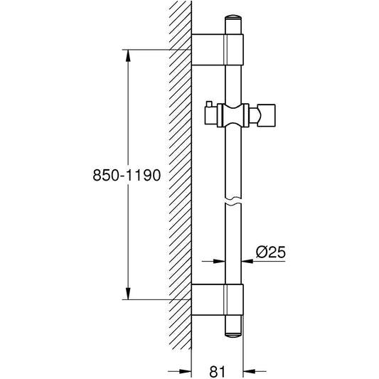 Grohe Rainshower Bara de dus 1150 mm