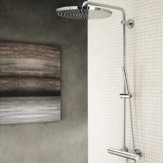 Coloana dus cu baterie si termostat Grohe Rainshower 400