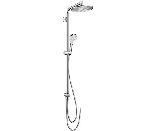 Coloana dus fara baterie Hansgrohe Crometta S EcoSmart, bara 105 cm