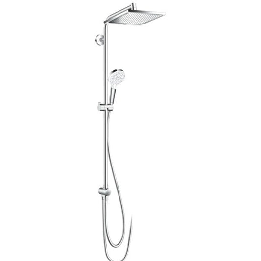 Coloana dus fara baterie Hansgrohe Crometta E EcoSmart, bara 105 cm
