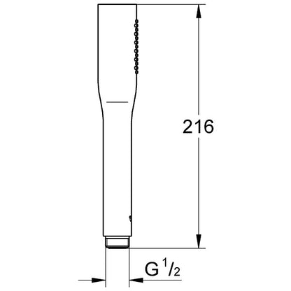 Para dus Grohe Euphoria Cosmopolitan cu 1 jet